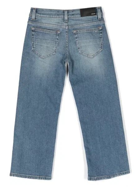 Jeansy straight leg dziecięce Amiri niebieskie