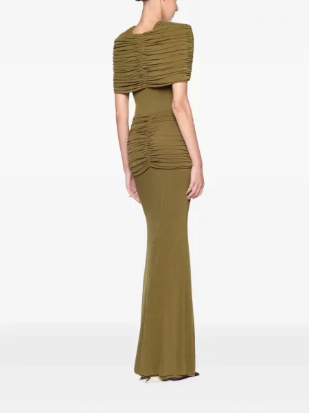 Rochie Chats By C.dam drapată verde