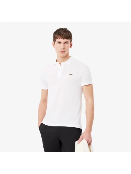 Поло Lacoste белое