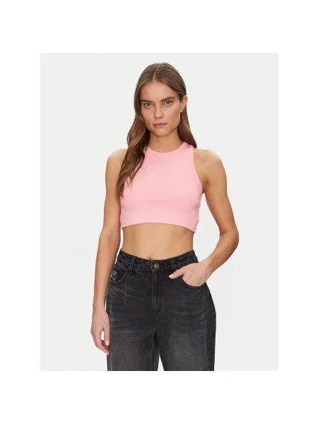 Karl Kani Top Cropped Fit roza