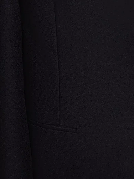 Шерстяной пиджак Calvin Klein без косточек черный