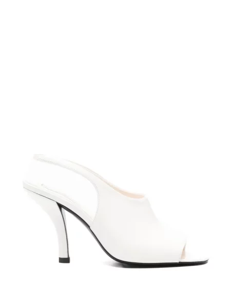 Sandale Toteme slingback alb