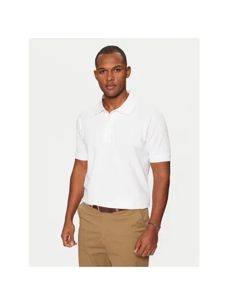 Guess Jeans Polo marškinėliai Regular Fit balta