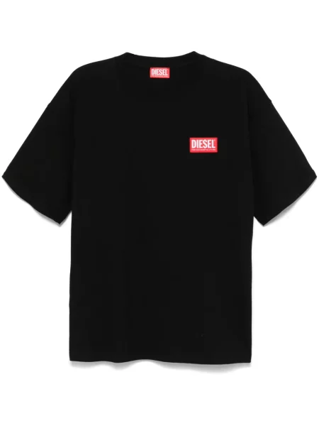 Tricou Diesel cu aplicații negru