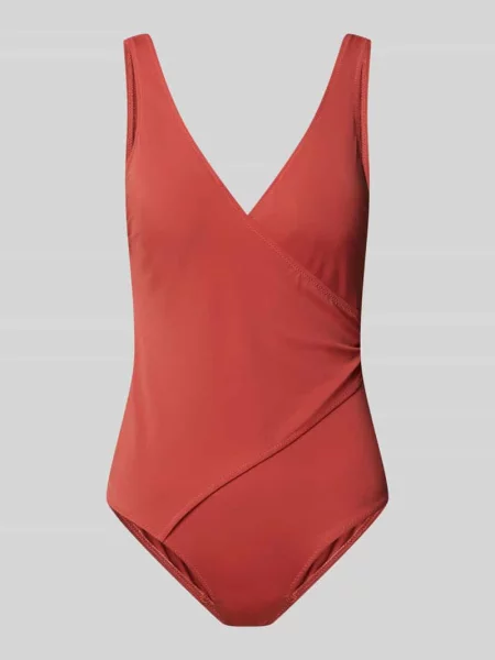 Strój kąpielowy w stylu kopertowym Magic Bodyfashion czerwony