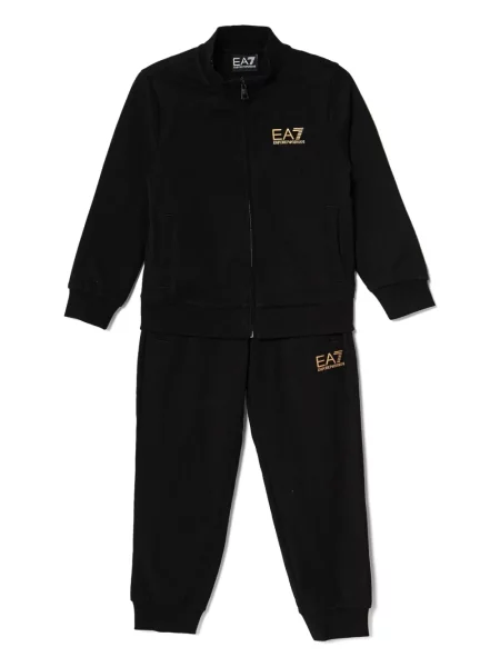Komplet dresowy dziecięcy Ea7 Emporio Armani czarny