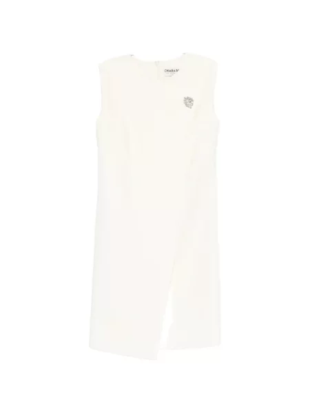 Mini rochie mini Chiara Boni La Petite Robe de costum mini alb