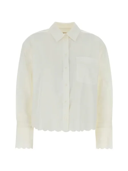 Cămașă Weekend Max Mara din poplin alb