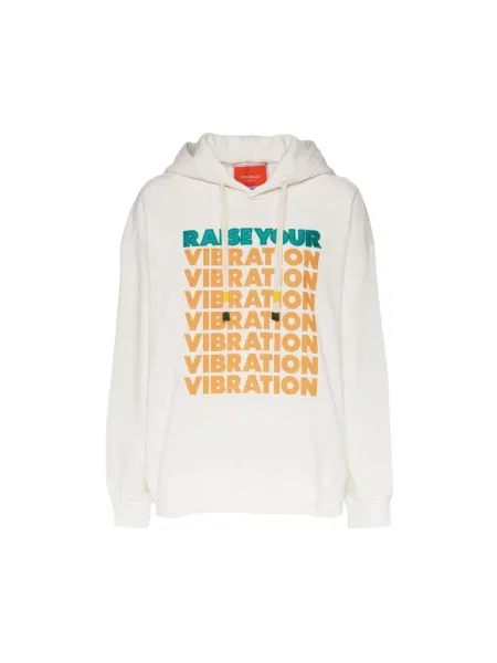 Bluza z kapturem La Doublej w wężowy wzór z kapturem czarna