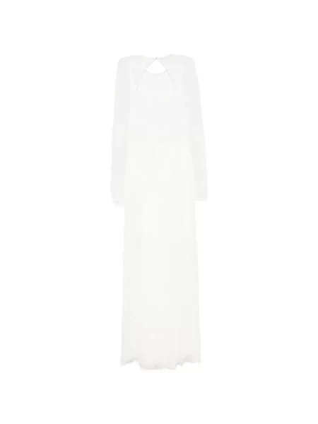 Rochie maxi Ba&sh din dantelă alb
