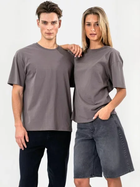 TEESHOPPEN Top Heavy închis gri