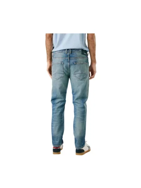 Jeansy straight leg Pepe Jeans niebieskie