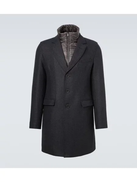 Palton Herno de lână gri