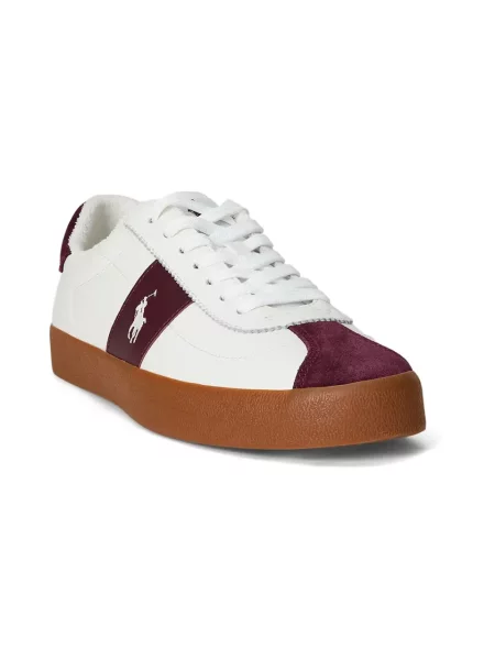 Sneakersy Polo Ralph Lauren skórzane białe
