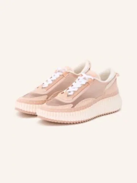Chloé Tenisky Nama blushy beige béžové
