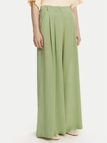 Marella Pantaloni palazzo Sedia Wide Leg verde