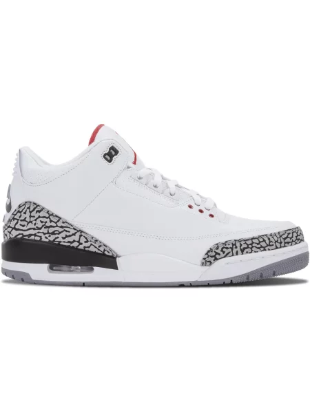 Sneakerși Jordan 3 Retro alb