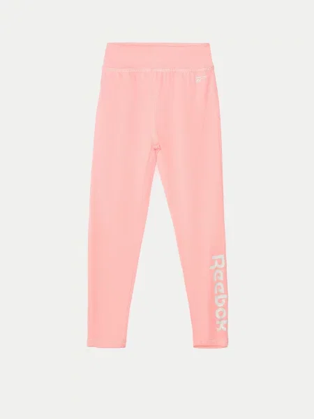 Дитячі Легінси Reebok 2 PACK BRAND LOGO рожевий