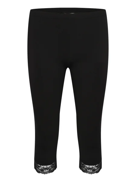 Cream Leggings Mathilda' negru