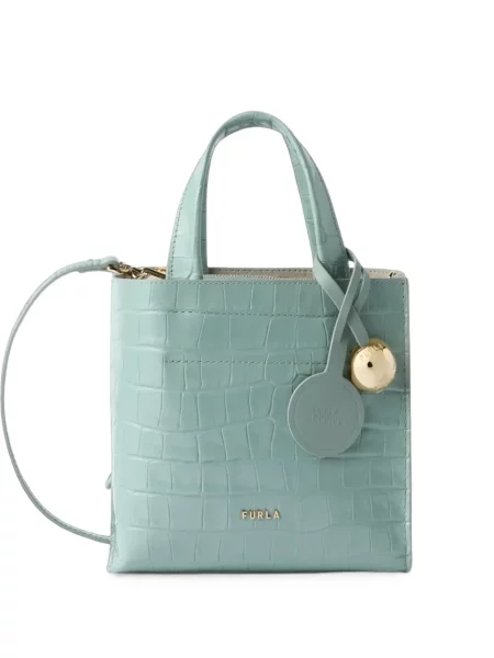 Geantă shopper Furla albastru