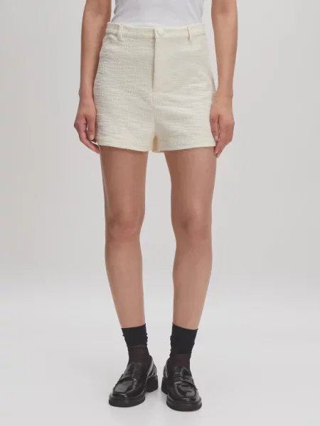 EDITED Pantaloni Barbara alb