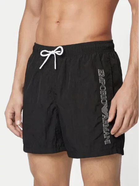 Emporio Armani Pantaloni scurți pentru înot negru