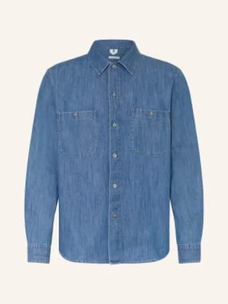 Arket Džínová Košile Relaxed Fit modrá