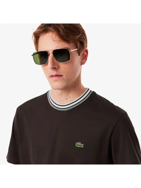 Футболка Lacoste коричневая