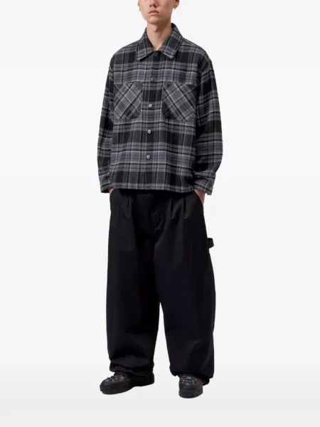 Καρό πουκάμισο Carhartt Wip μαύρο