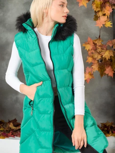 Vestă Dewberry verde