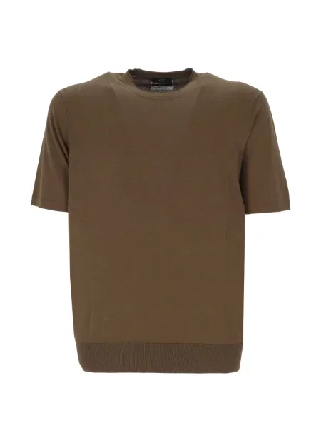 Tricou Hosio tricotate maro