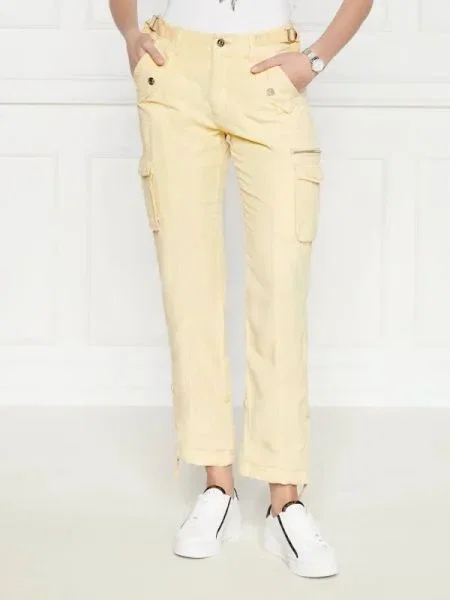 GUESS Pantaloni cargo NESSI | cu adaos de in bej