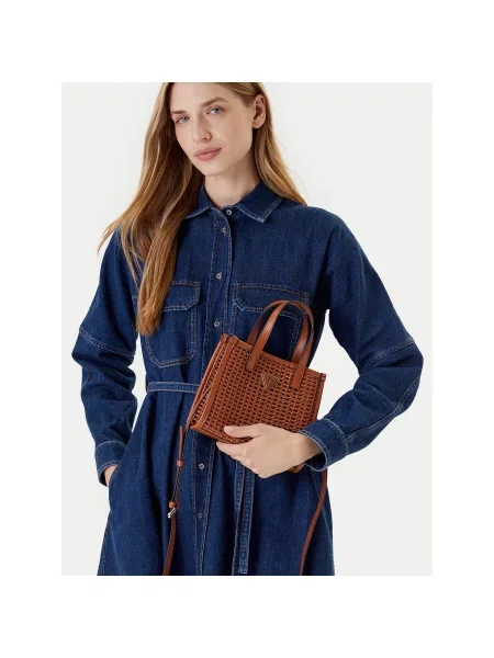 Guess Geantă Brigitta Mini maro