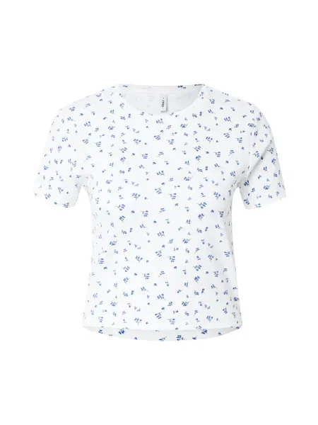 ONLY Tricou ONLFENJA albastru / verde alb