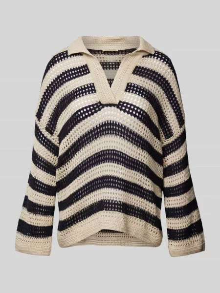 Sweter z dzianiny w Smith And Soul granatowy