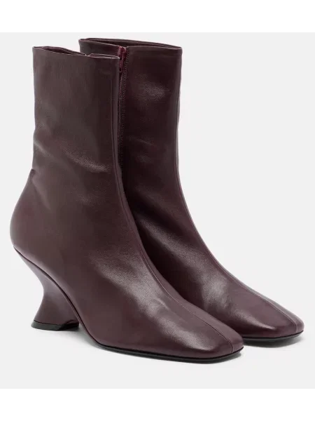 Cizme scurte Dries Van Noten din piele