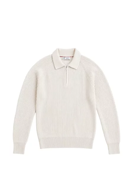 Πλεκτό μακρύς polo Brunello Cucinelli