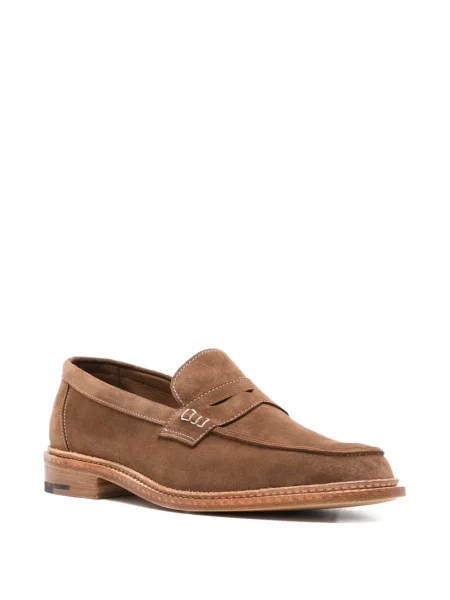 Pantofi loafer Tricker's din piele maro