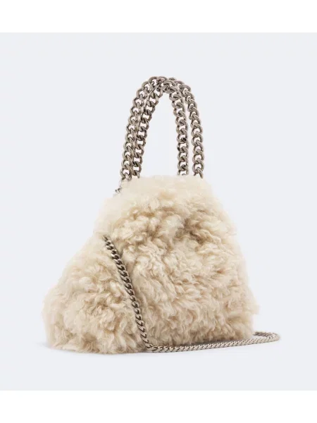 Geantă Stella Mccartney bej