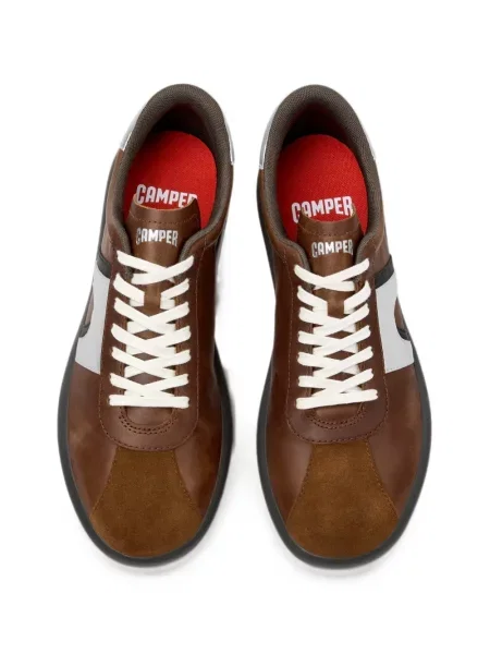 Sneakerși Camper din piele maro