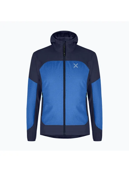 Jachetă cu glugă pentru bărbați Montura Seed b.blue/graphite blue albastru