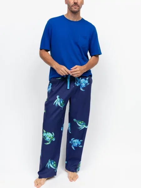 Піжама CYBERJAMMIES Ashley бавовна/модал синій