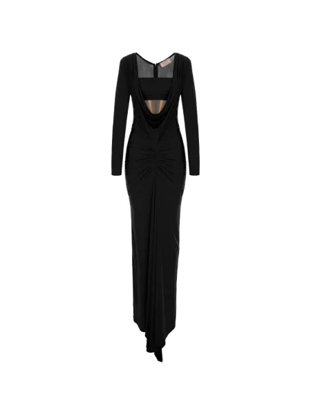 Rochie maxi V:pm Atelier drapată negru