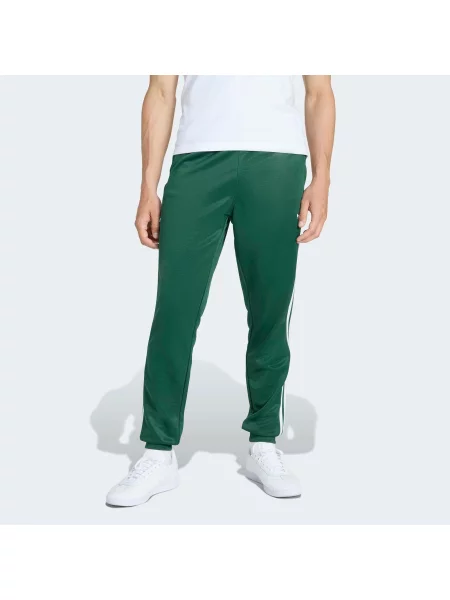 ADIDAS ORIGINALS Nohavice SST tmavozelená biela