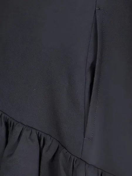Fustă Comme Des Garçons cu volane asimetrică negru
