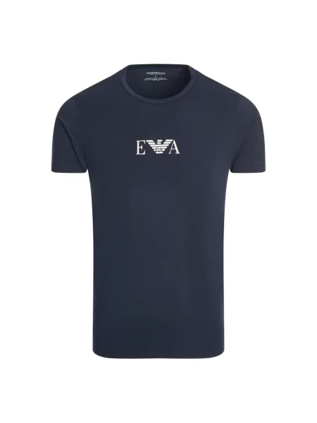 Koszulka Emporio Armani niebieska