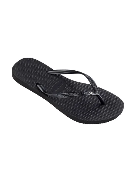 Havaianas flip-flop női lapos talpú fekete