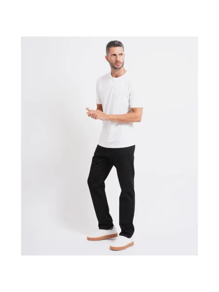 T-shirt o kroju regular fit z czystej bawełny model Thompson Hugo biała