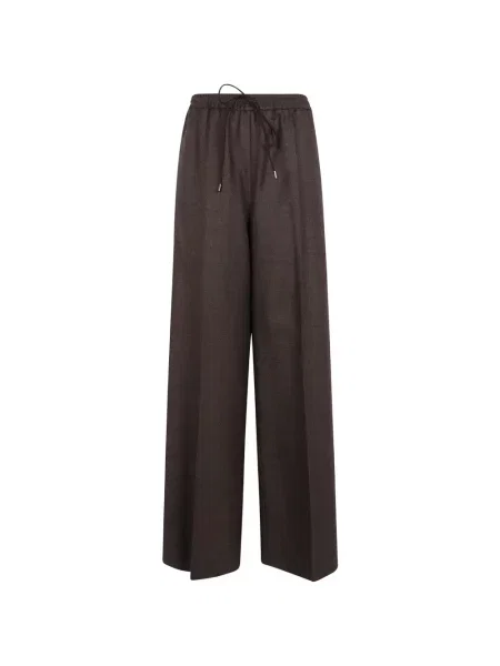 Pantaloni Max Mara cu cordon gri