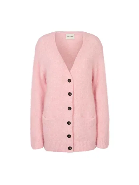 Dzianinowy sweter Rue De Femme różowy